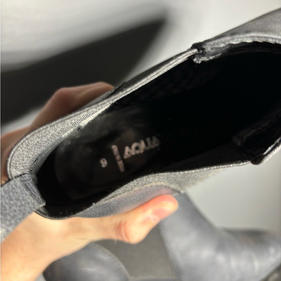 Aquatalia Fiona Black Leather Bootie Women’s Size 9 - Picture 5 of 8